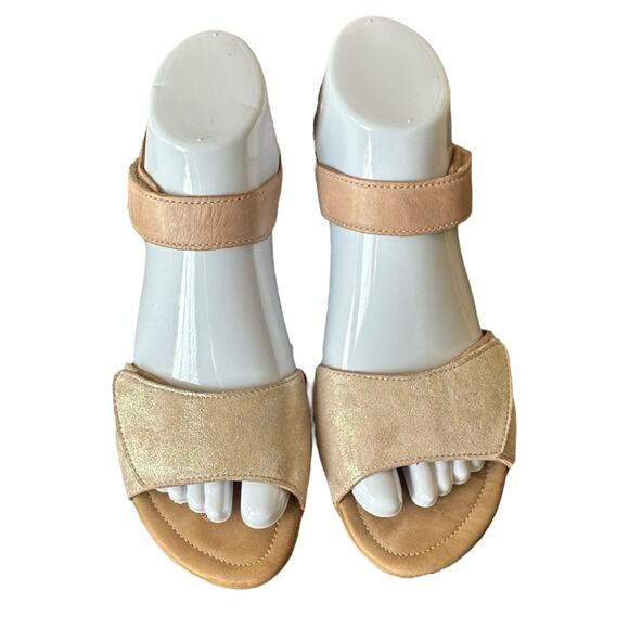 Mephisto Pattie Velcro Sandals Neutral Boho Summer Coastal Mermaid Seashell 7 - Picture 2 of 11